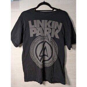Linkin Park Band T-Shirt Men's XL Black Graphic Band Tee Concert Nu Metal EUC